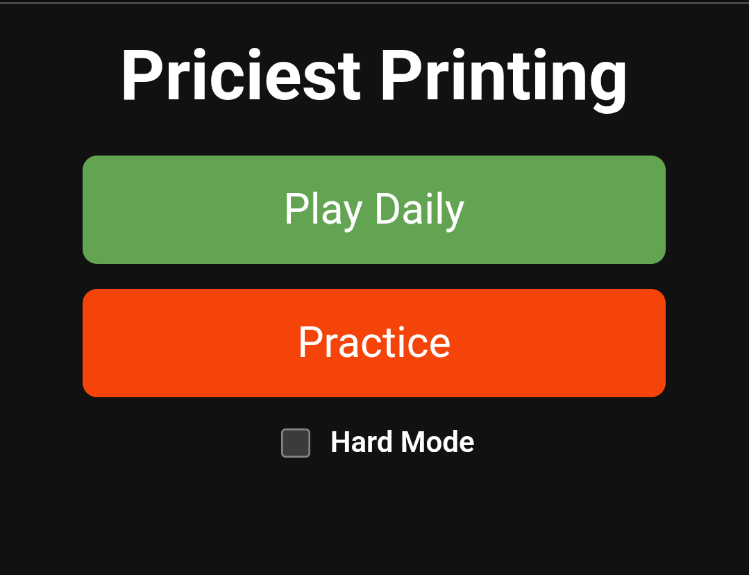 Priciest Printing screenshot